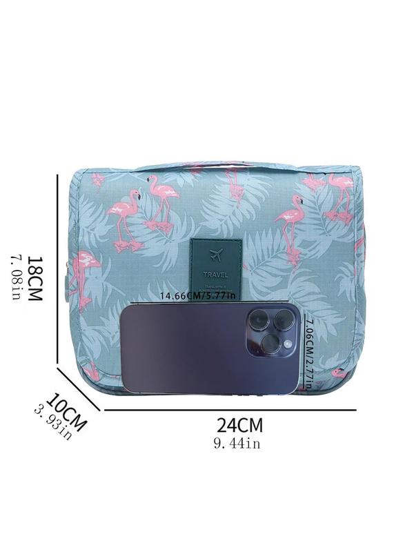 Large Capacity Waterproof Travel Cosmetic Bag, Portable Zipper Makeup Bag, Travel Toiletry Bag, Makeup Organizer Pouch, Versatile Storage Bag for Travel, Outing, Daily Use