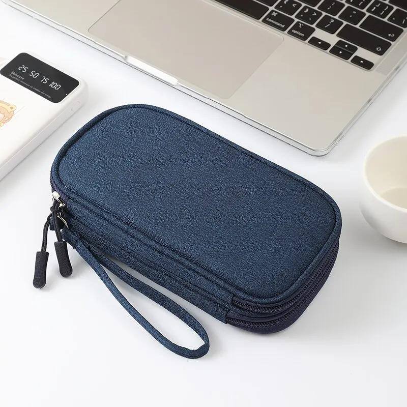 Electronic Organizer Travel USB Cable Accessories Bag Case,Waterproof for Power Bank,Charging Cords,Chargers,Mouse ,Earphones Flash Drive