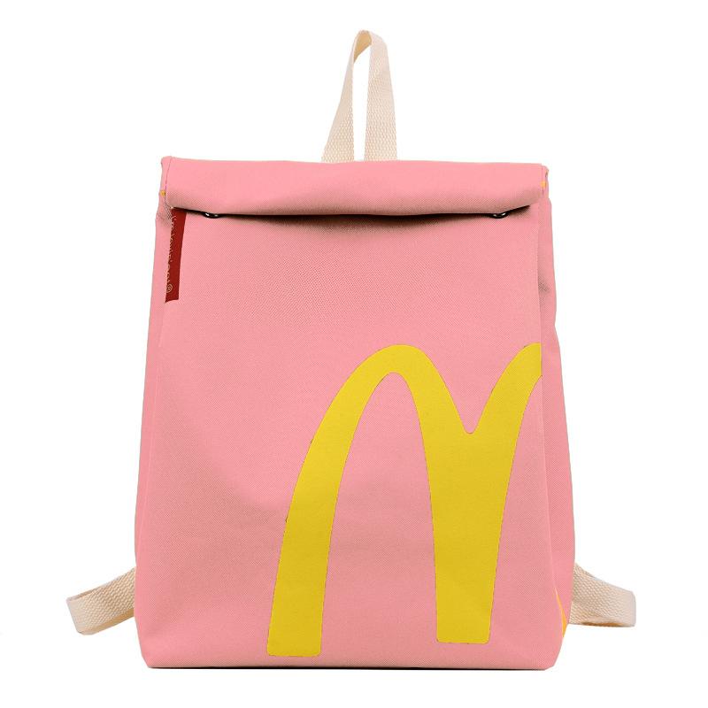 McDonald's Backpack Lightweight Knapsack Funny Crossbody Shoulder Bag for Men Women