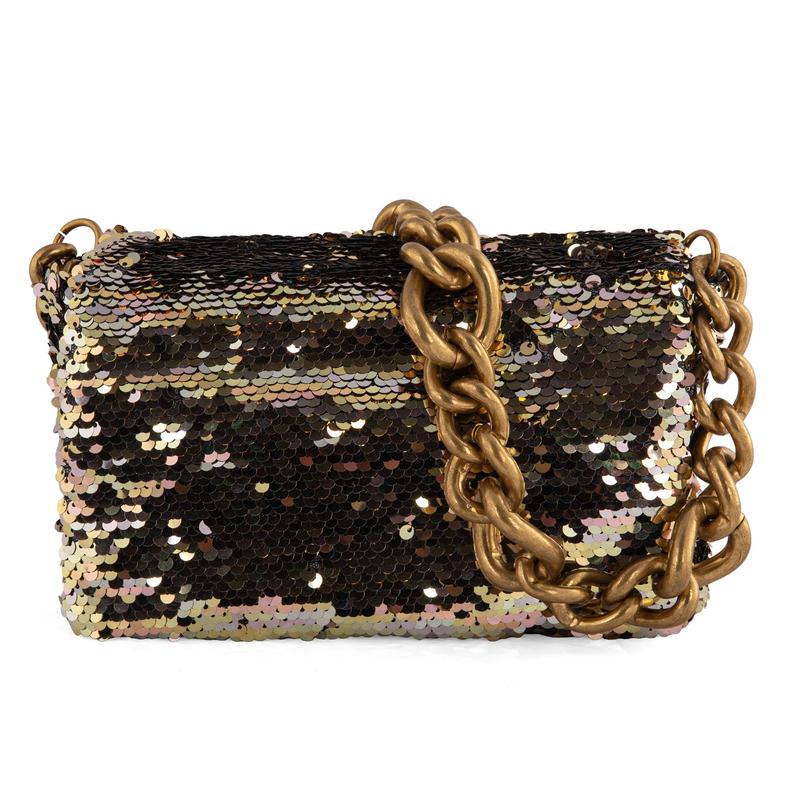 Montana West Bling Sparkly Sequin Womens Evening Party Clutch Handbag Trendy Small Purses and Top Handle Handbags MWC-262