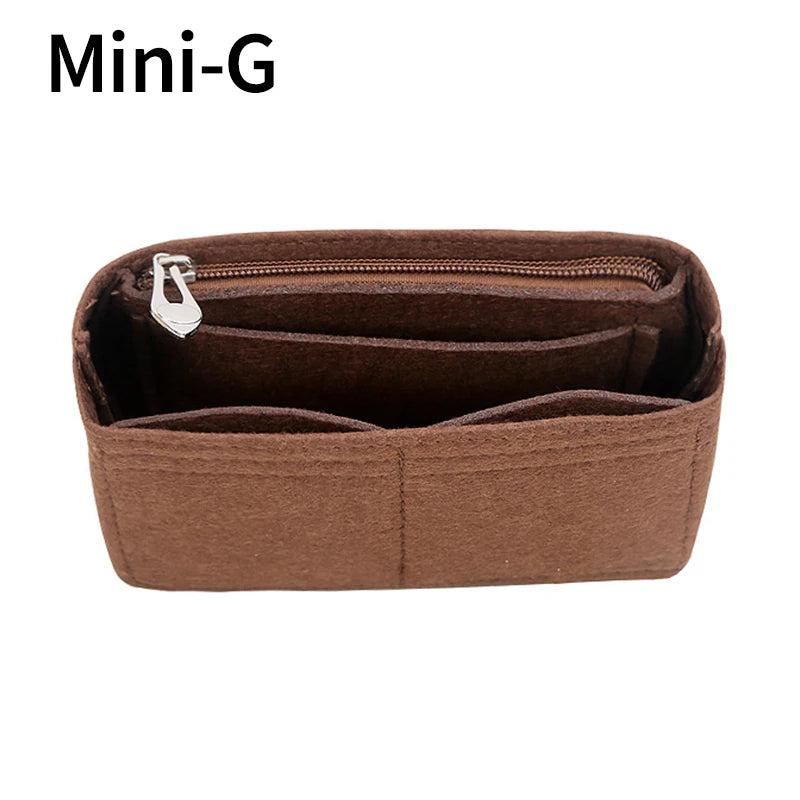 Bag Organizer for Longchamp Small Tote Bag Timid Bag Storage & Finishing Inner Bag Liner Handbags Insert Organizer fit Mini Size makeup bag