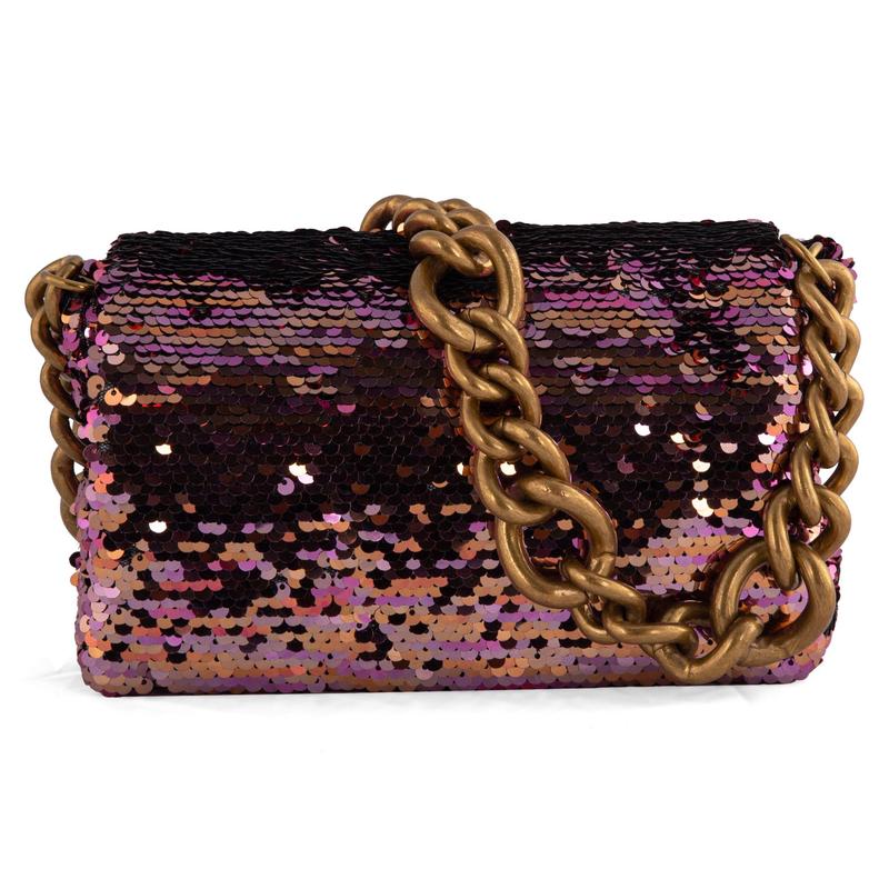 Montana West Bling Sparkly Sequin Womens Evening Party Clutch Handbag Trendy Small Purses and Top Handle Handbags MWC-262