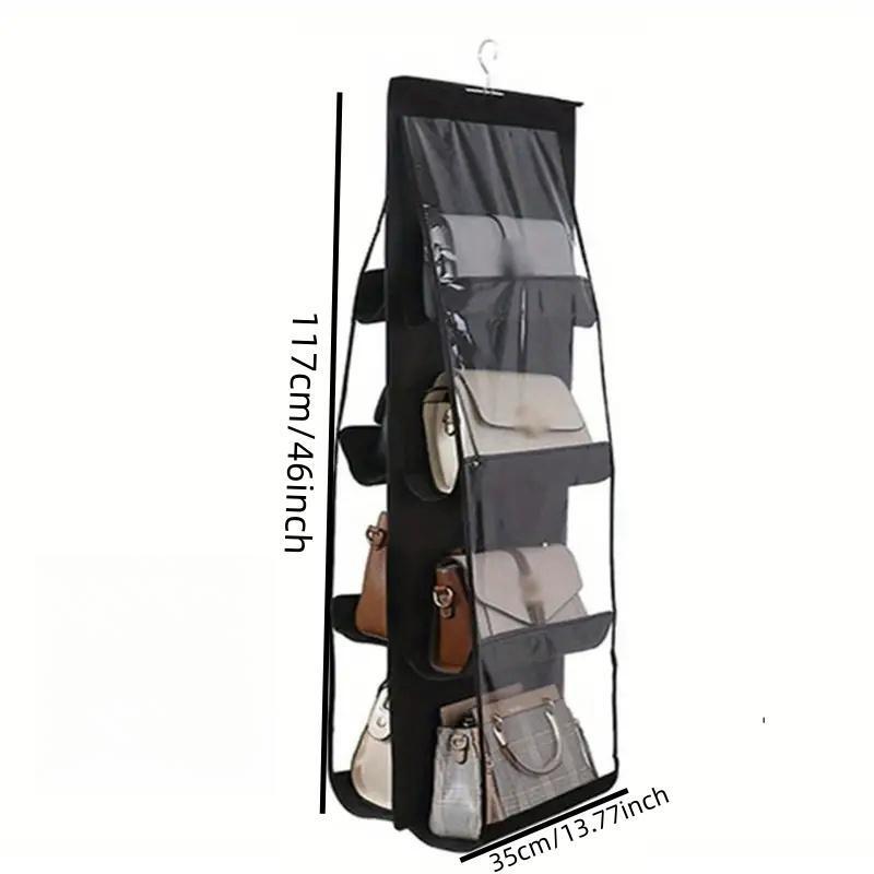 Multi-layer Handbag Hanging Storage Box, 1 Count Foldable Bag Storage Rack, Space Saving Bag Organizer for Bedroom, Living Room, Office