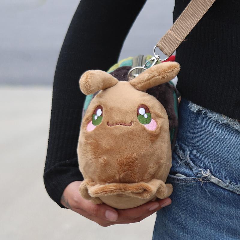 Snail Plush Crossbody Bag