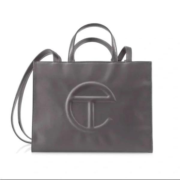 Telfar Medium Grey Shopping Bag