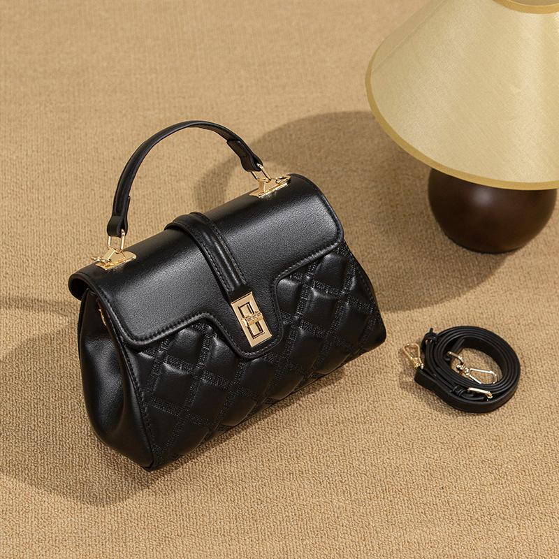 Women's Bag New 2024 Women's Cross-Body Bag Fashion Simple Large Capacity Shoulder Bag Soft Leather Versatile Handbags Women