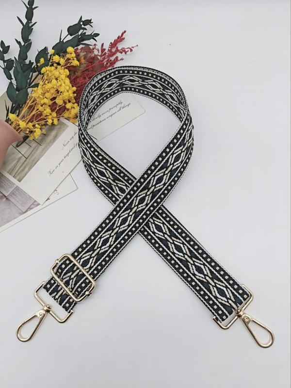 Ethnic Pattern Bag Strap, Adjustable Bag Strap, Fashionable Bag Accessories for Women & Men, Trendy All-match & Exquisite Bag Strap for Birthday Gift