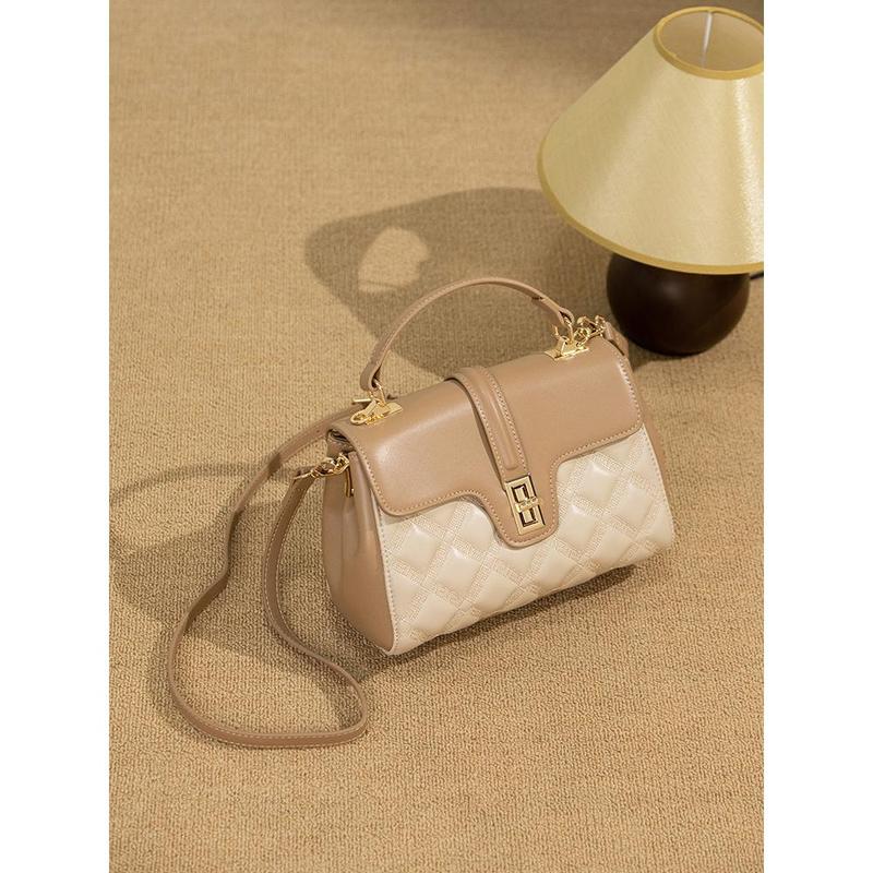 Women's Bag New 2024 Women's Cross-Body Bag Fashion Simple Large Capacity Shoulder Bag Soft Leather Versatile Handbags Women