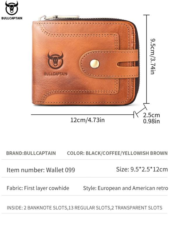 Summer Business Fashion Purse Wallets for Men, Unique Wallets with RFID Blocking, Anti-theft and Anti-magnetic Wallet, Multi Card Slot Wallet