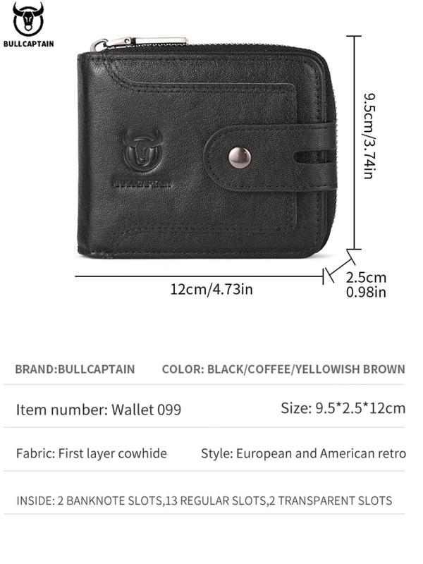 Summer Business Fashion Purse Wallets for Men, Unique Wallets with RFID Blocking, Anti-theft and Anti-magnetic Wallet, Multi Card Slot Wallet