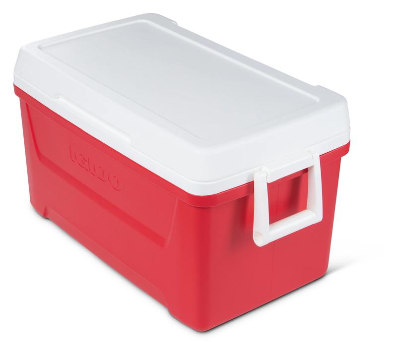 48 QT Laguna Ice Chest Cooler, Red