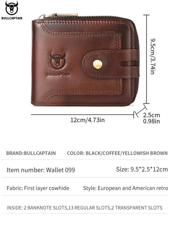 Summer Business Fashion Purse Wallets for Men, Unique Wallets with RFID Blocking, Anti-theft and Anti-magnetic Wallet, Multi Card Slot Wallet