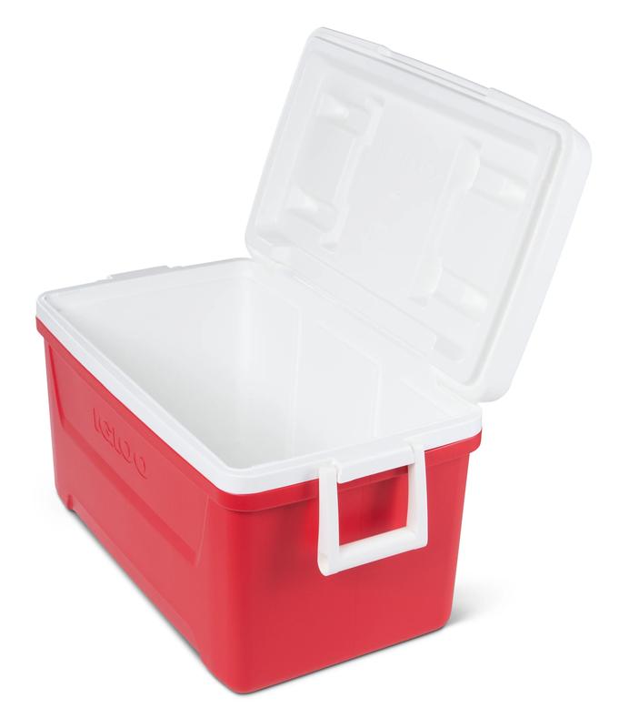 48 QT Laguna Ice Chest Cooler, Red