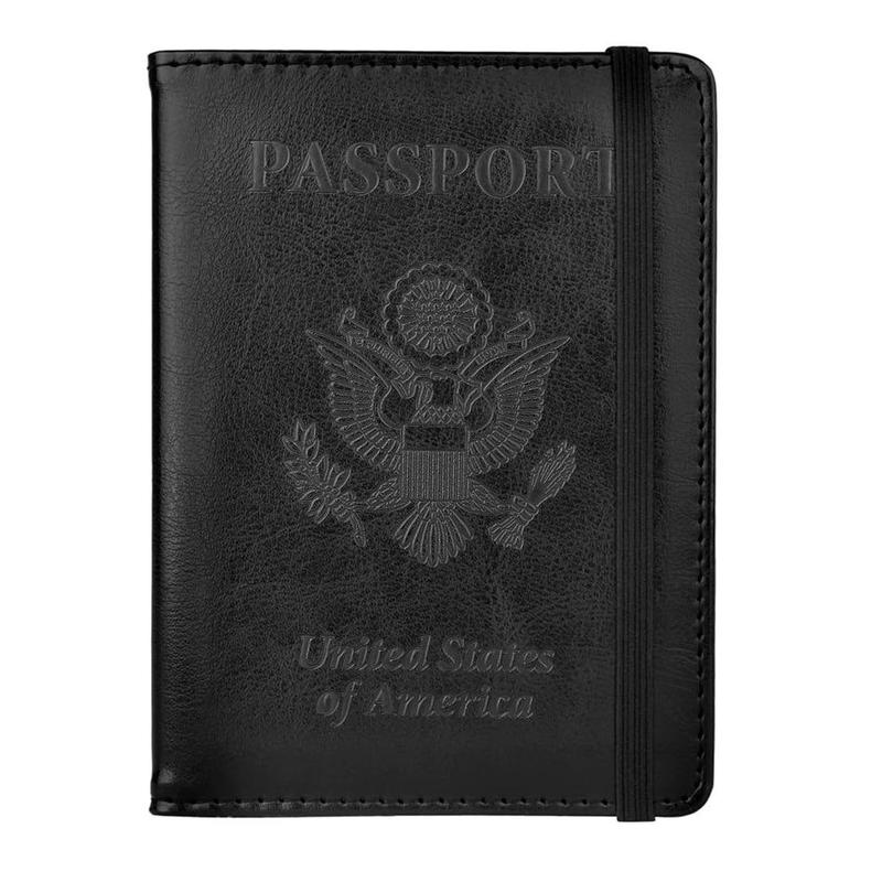 Passport Holder, Passport and Vaccine Card Holder Combo Passport Cover Passport Wallet Passport Holder Passport Case Passport Card Holder Family Pen Holder Passport Holder for Women Men, Purple