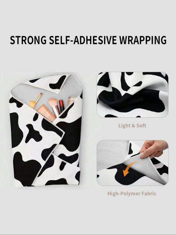 Letter & Cartoon Pattern Makeup Bag, Multifunctional Portable Cosmetic Storage Bag, Foldable Travel Storage Bag, Makeup Organizer Pouch for Women & Girls