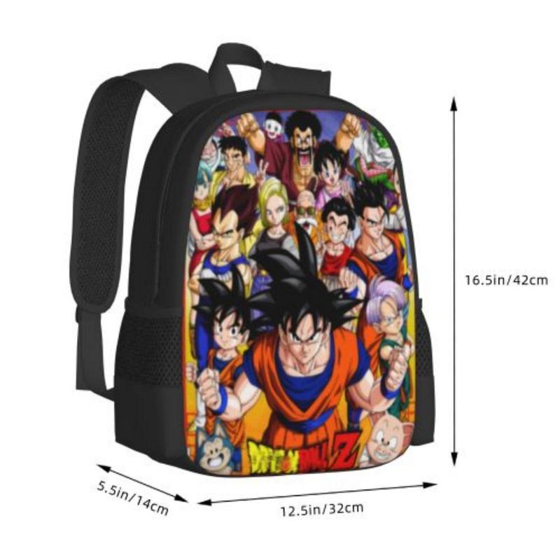 Anime Backpack Set, Casual Backpack, 3D Printed Laptop Backpack + Lunch Bag Combo